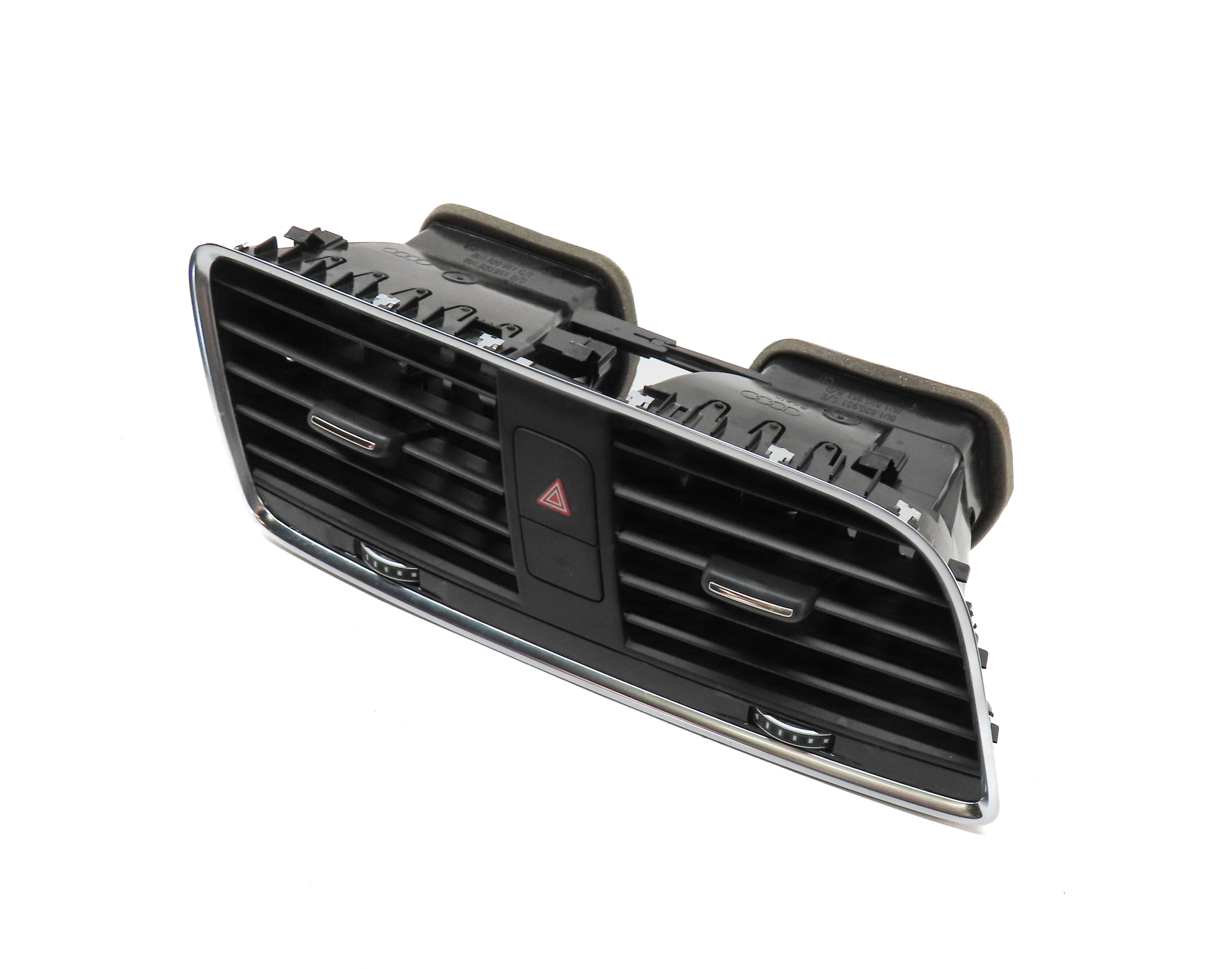 2016 AUDI Q3 (8U) FRONT CENTER DASH HEATER A/C AIR VENT w/ HAZARD SIGNAL SWITCH — exact item pictured